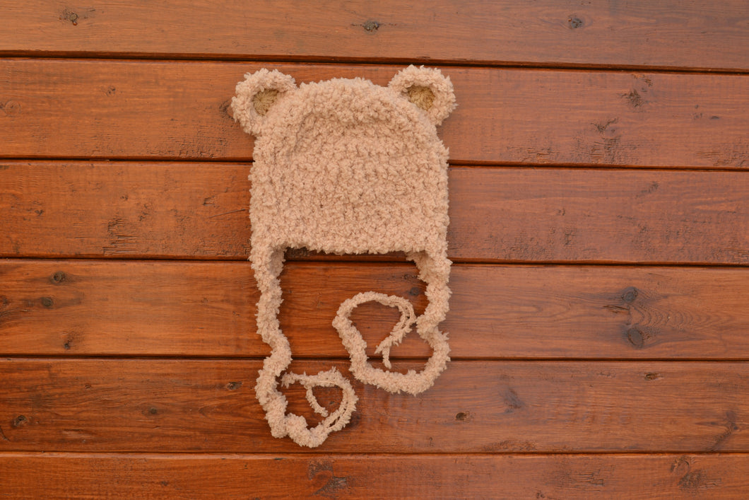 Baby Bear Hat - Baby Photo Prop