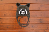 Baby Raccoon Hat - Baby Photo Prop