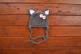 Baby Wolf Hat - Baby Photo Prop