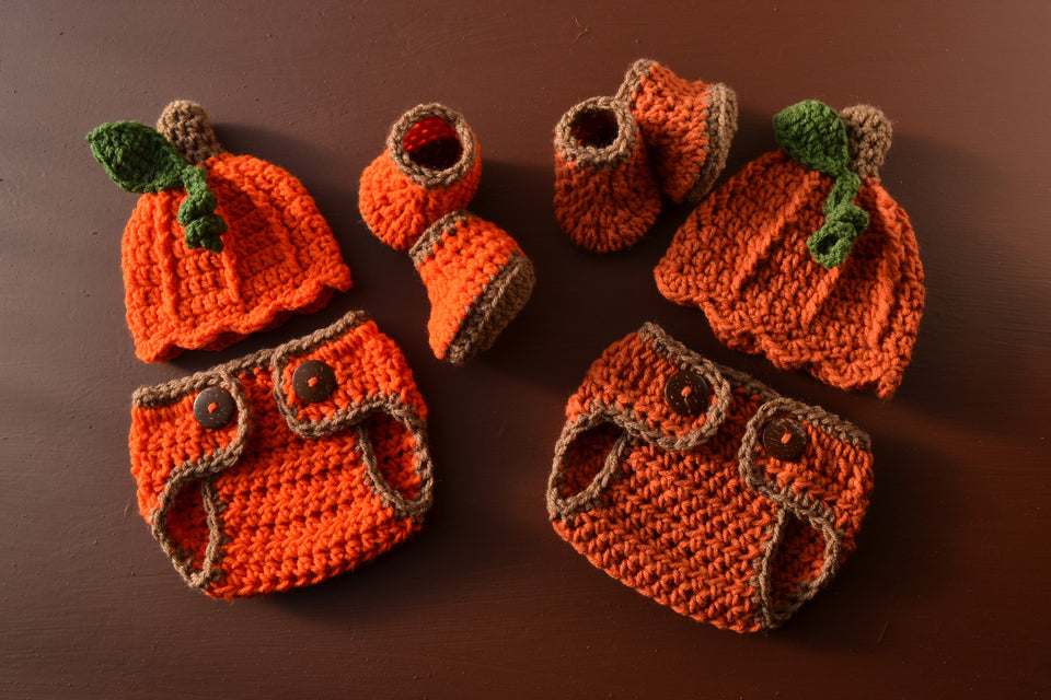 Baby Girl Pumpkin Outfit