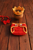 Crochet Baby King Outfit