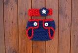 Newborn 4th of July Newborn Girl Photo Outfit