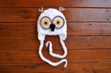 Owl Crochet Baby Hat Boy Girl