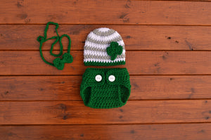 St. Patrick's Day Crochet Baby Outfit