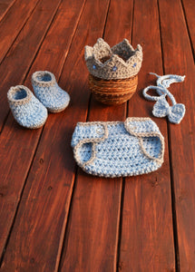 Prince Crochet Baby Outfit