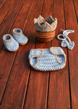 Prince Crochet Baby Outfit